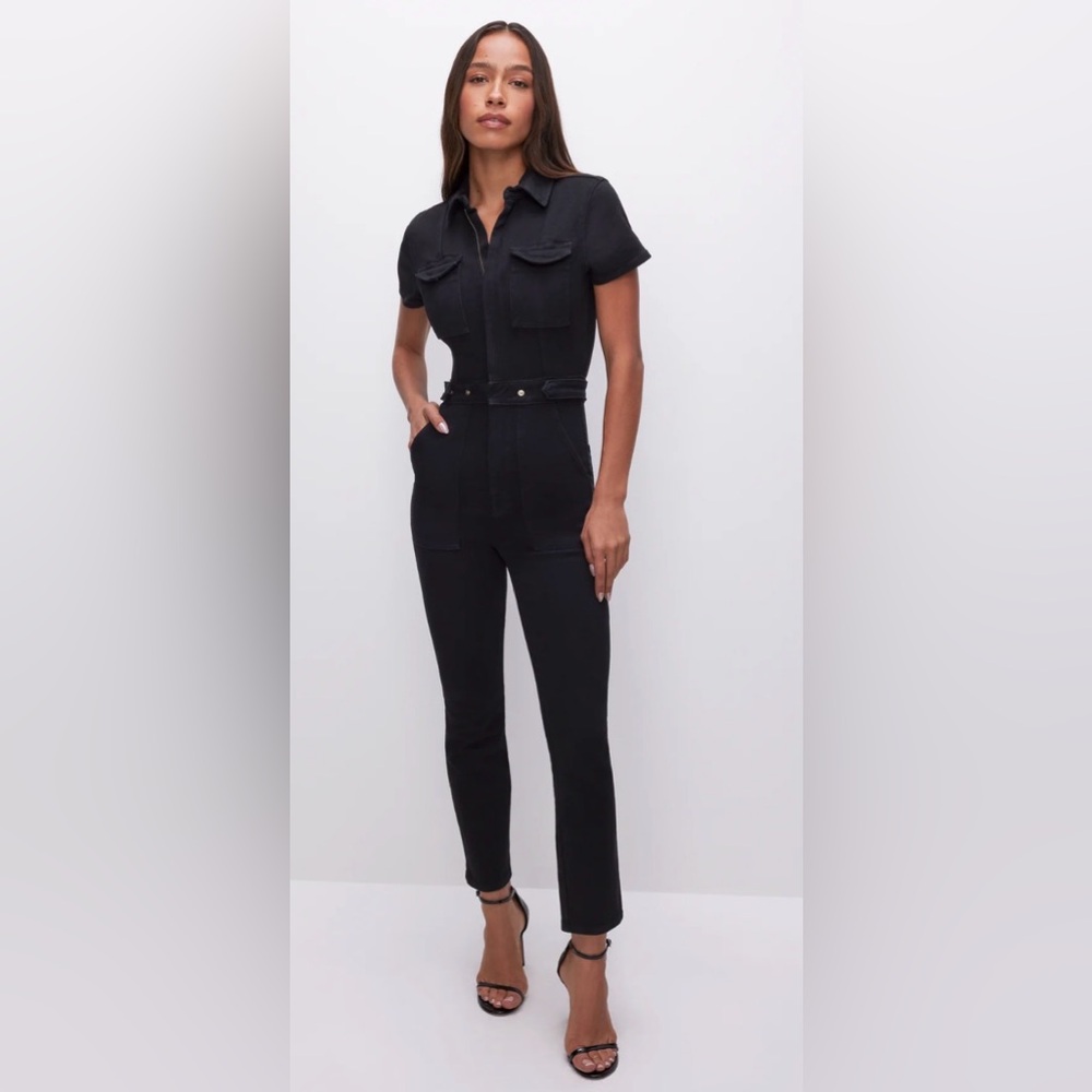 Good American Black Jumpsuit - great condition!
